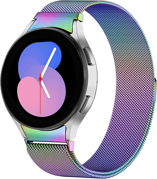 Zedoli No Gap Metal Bands Compatible with Samsung Galaxy Watch 5 40Mm 44Mm / Samsung Galaxy Watch 5 Pro 45Mm / Samsung Galaxy Watch 4 40Mm 44Mm / Samsung Galaxy Watch 4 Classic 42Mm 46Mm for Men Women  Zedoli   