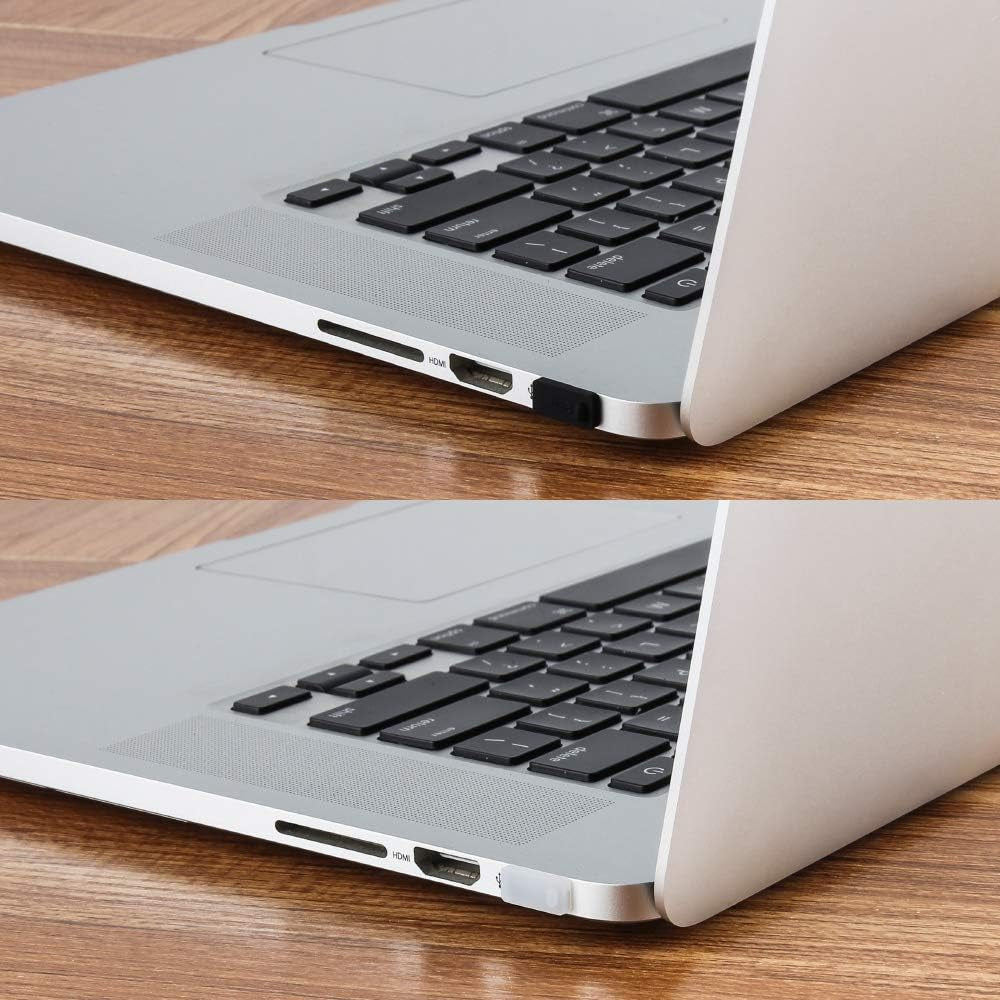 HFEIX Silicone Type-A USB Dust Plugs Desktop PC Laptops USB Port anti Dust Covers (BLACK30)  HFD   