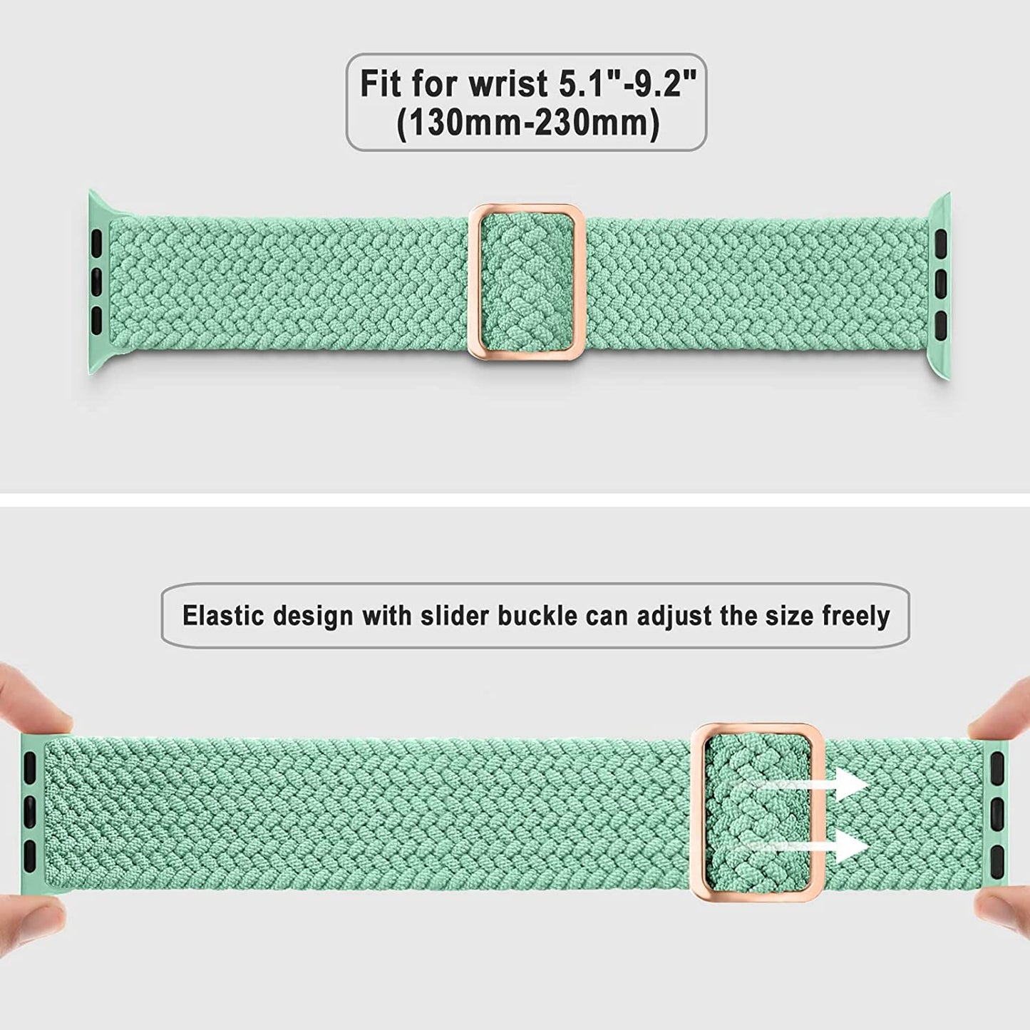 Braided Solo Loop for Apple Watch Band 40Mm 41Mm 38Mm 44Mm 45Mm 42Mm Ultra 49Mm Men/Women,Solace Stretchy Nylon Sport Wristband Strap for Iwatch Bands Series 8/7/6 5/4/3/2/1/SE 44 45 41 40 Mm  DMVEIMAL   