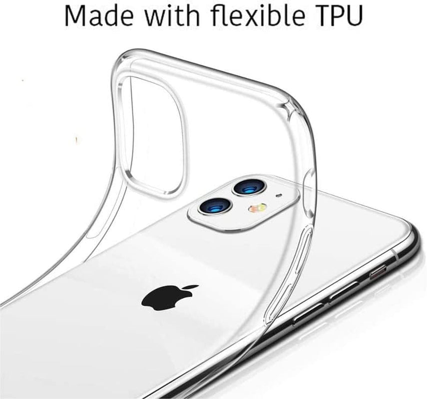 WIMSPEED Clear Case for HTC U23 Pro (6.7") with 1 X Tempered Glass +360° Cell Phone Metal Ring Holder, Slim Soft Silicone Military Grade Shockproof TPU Cover for HTC U23 Pro  WIMSPEED   