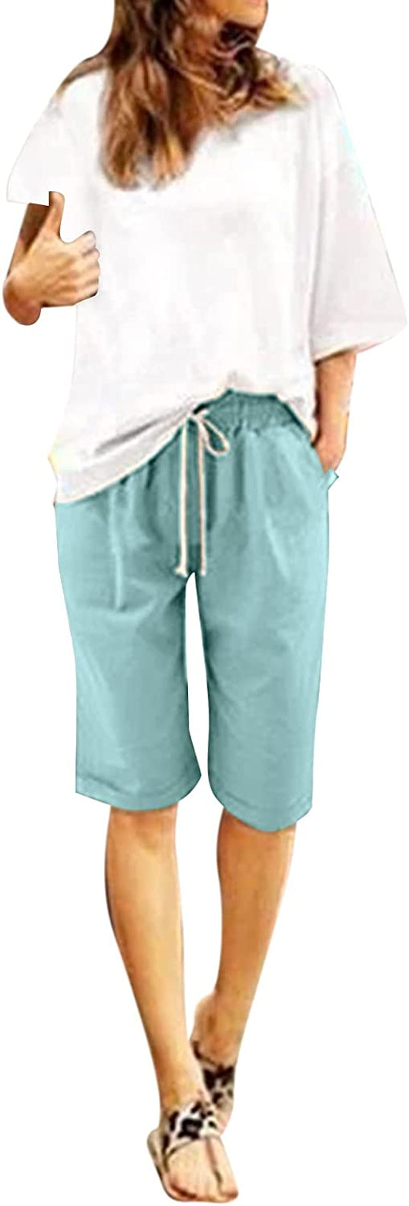 HSSDH Shorts for Women Beach, Women'S Casual Shorts Quick Dry Lightweight Summer Travel Beach Shorts for Women  HSSDH   