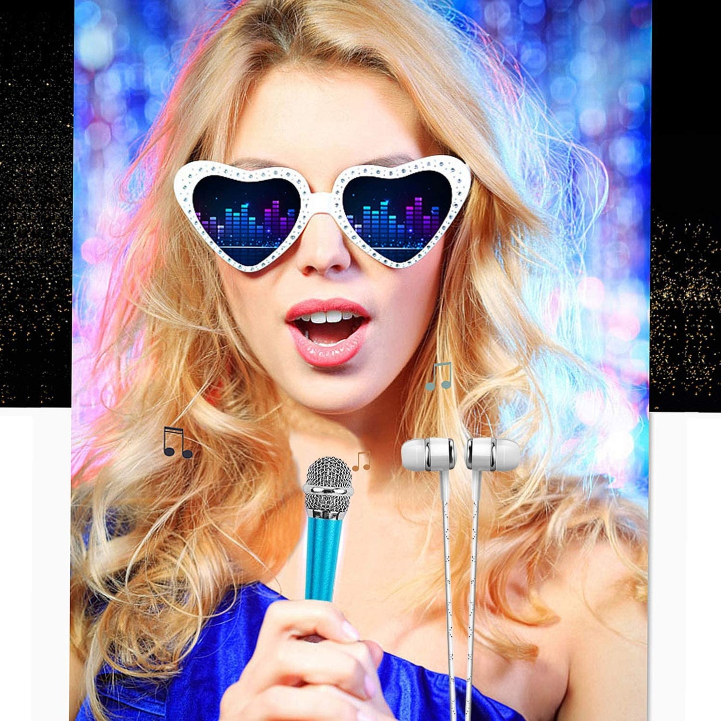 Culinary 2116 Universal Mini Microphone with Omnidirectional Stereo Mic for Phone, Singing  Culinary District   