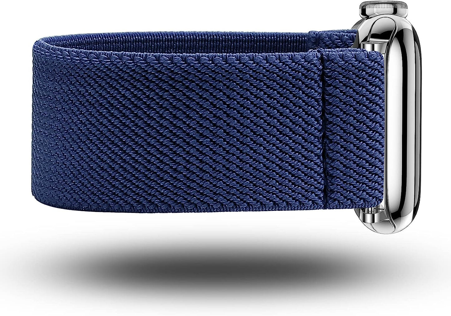 TOYOUTHS Elastic Band Compatible with Apple Watch Band Scrunchies Stretchy Solo Loop 41Mm/40Mm/38Mm Soft Nylon Strap Replacement Wristband for Iwatch Series 8/7/SE/6/5/4/3/2/1, Black/Gold/Blue, S  TOYOUTHS   