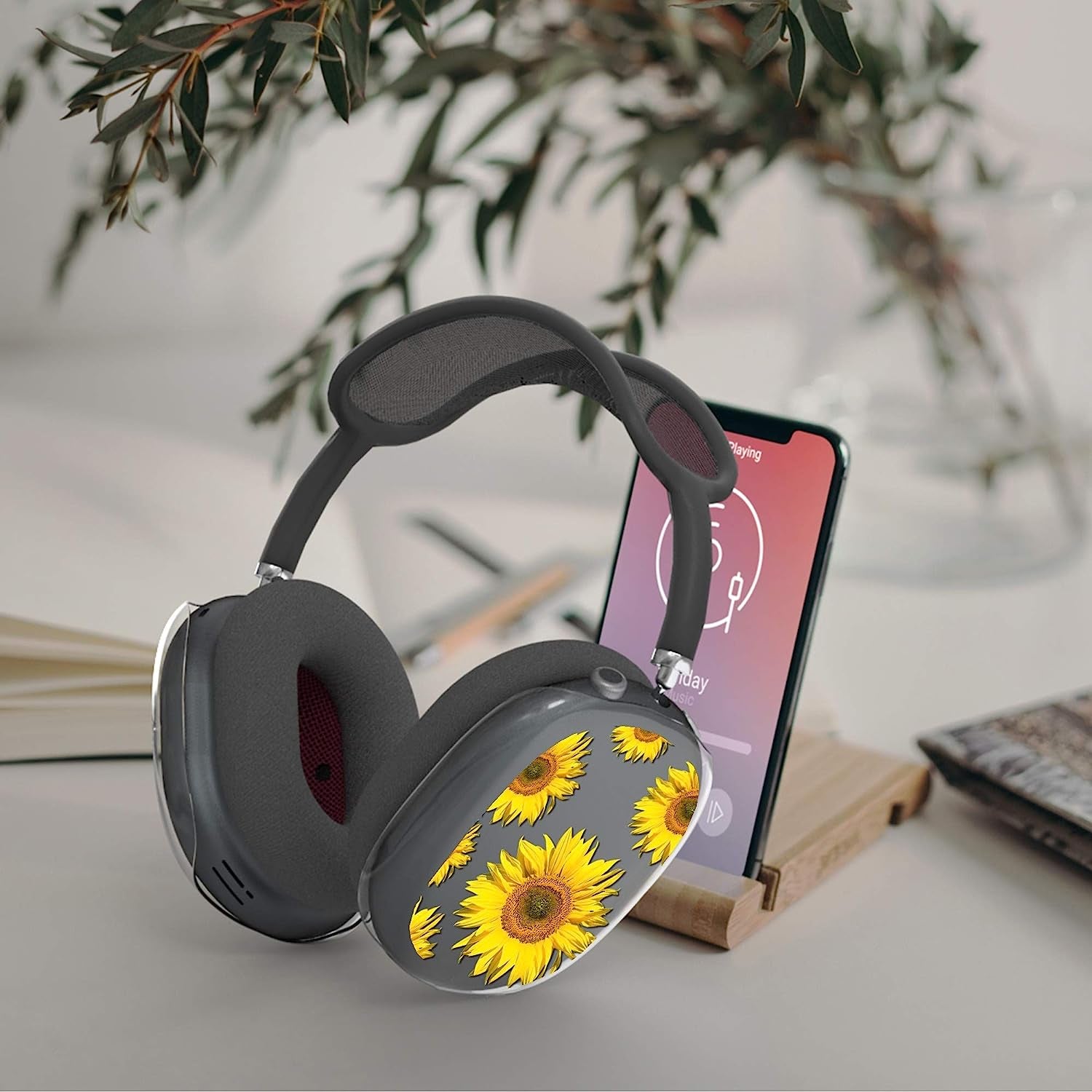 Pimpcase Compatible with Airpods Max Case Cover Headphone Sunflowers  PimpCase   