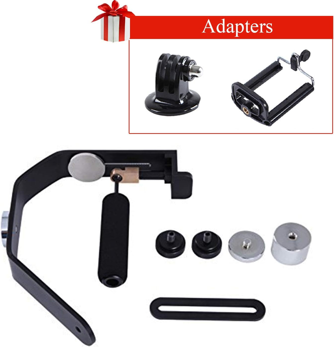 Sevenoak SK-W08 Video Mini Handheld Grip Gimbal Stabilizer for Gopro Hero 6 5 3 3+ 4 Sj 4000 Iphone 8 8 plus 7 7Plus Android Smartphones Sony Mini DV  Sevenoak   