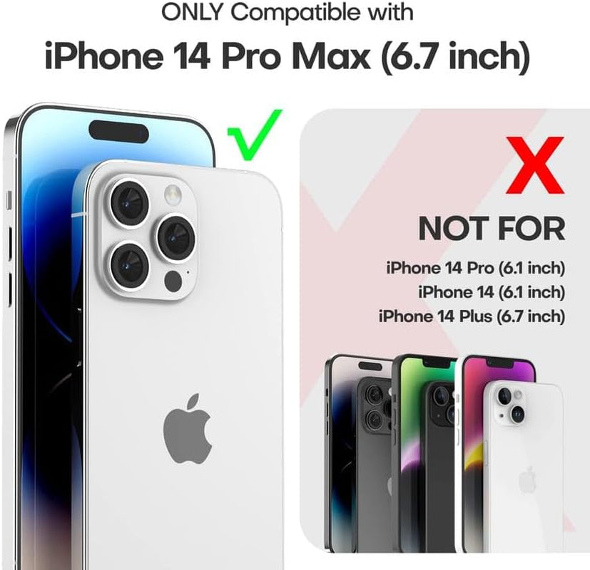 TAURI for Iphone 14 Pro Max Phone Case, [5 in 1] 1X Case [Not-Yellowing] 2X Tempered Glass Screen Protector + 2X Camera Lens Protector, [Military-Grade Drop Protection] Slim Phone Case 6.7 Inch-Green  TAURI   
