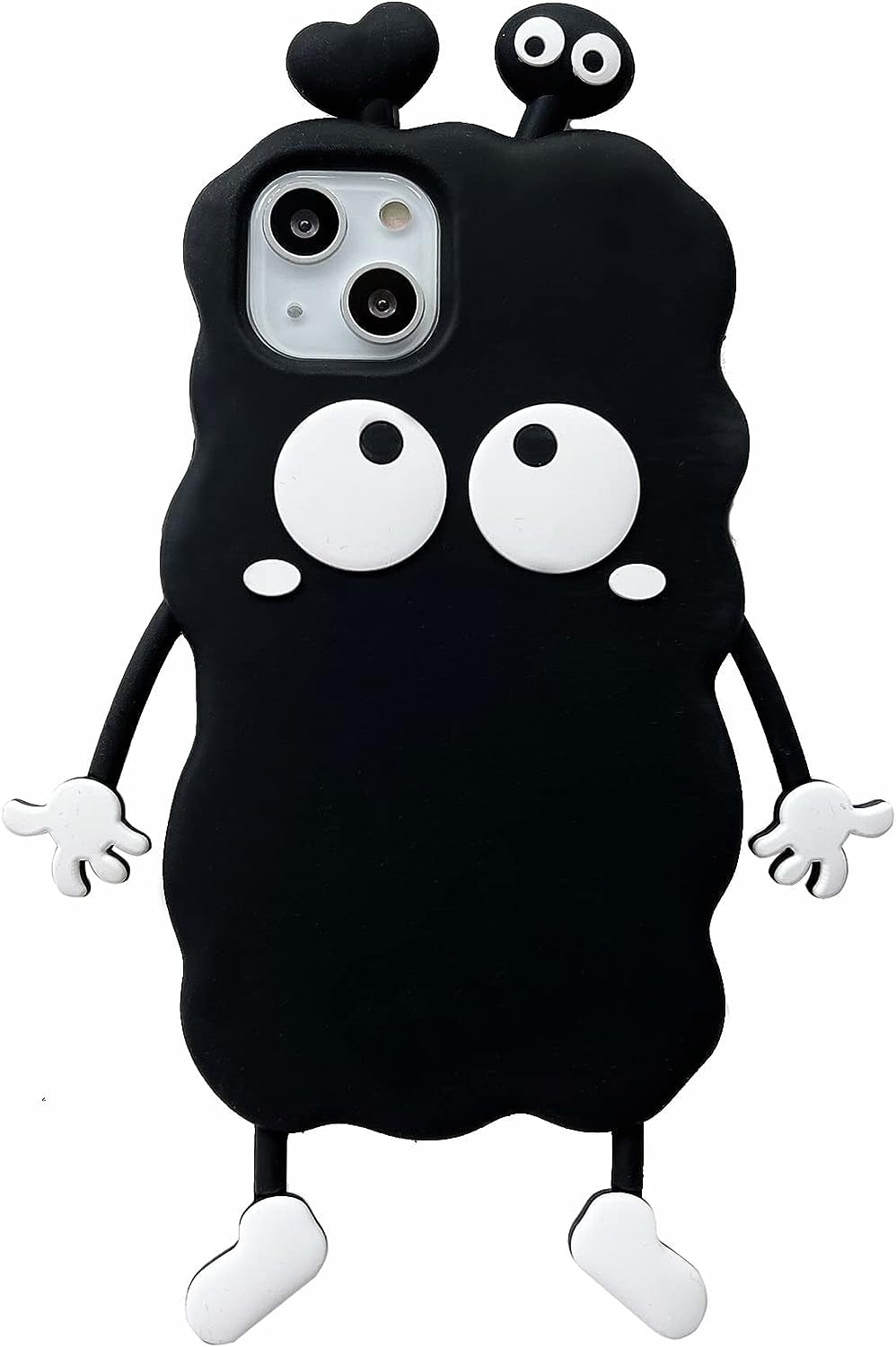 YAKVOOK Kawaii Phone Cases for Iphone 12/12 Pro,Cute Cartoon Cookies Bear Phone Case with Bubble Tea Phone Case 3D Iphone 12/12 Pro Case Soft Silicone Shockproof Cover for Women Girls  Yatchen Briquettes Iphone 13 