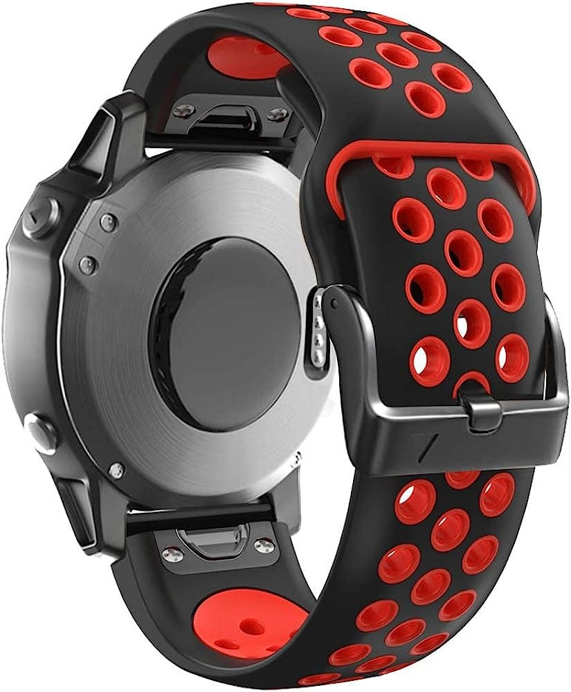 KAPPDE Band for Garmin Fenix 6 6X Pro 5 5X plus 3 HR 945 Mk2I Mk1 S60 Wristband 22 26Mm Silicone Quick Release Strap Watchband Bracelet  KAPPDE B 22mm Fenix 5 5Plus 