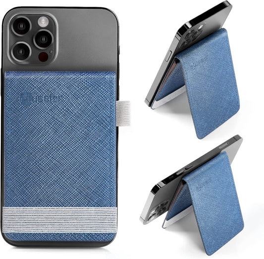 Elusefor Magnetic Wallet for Magsafe & Magsafe Case - Phone Stand & Card Holder for Apple Iphone 12/13/14 (Blue)  eLusefor   