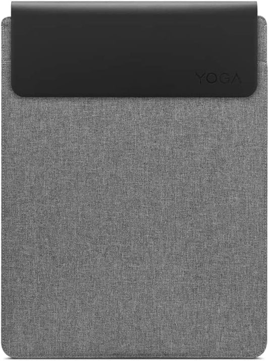 Lenovo Yoga Laptop Sleeve – 16 Inch – Magnetic Closure – Slim & Light – Made from Recycled Materials – Separate Accessory Pocket – Grey  Lenovo   
