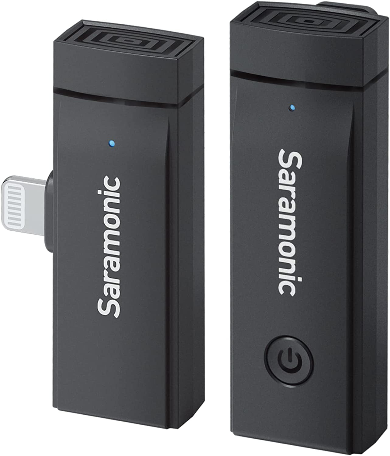 Saramonic Wireless Lavalier Microphone for Iphone Ipad 2.4Ghz Clip on Lapel Condenser Mic Plug and Play Mini for Interview Streaming Recording Video Podcast Vlog Youtube Sr-Blink Go-D2 (TX+TX+RX)  Saramonic SR-Blink Go-D1  