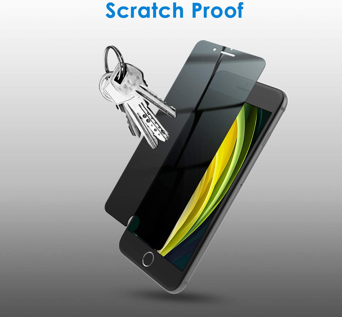 Jetech Privacy Screen Protector for Iphone SE 3/2 (2022/2020 Edition), Iphone 8 and Iphone 7, Anti-Spy Tempered Glass Film, 2-Pack  JETech   