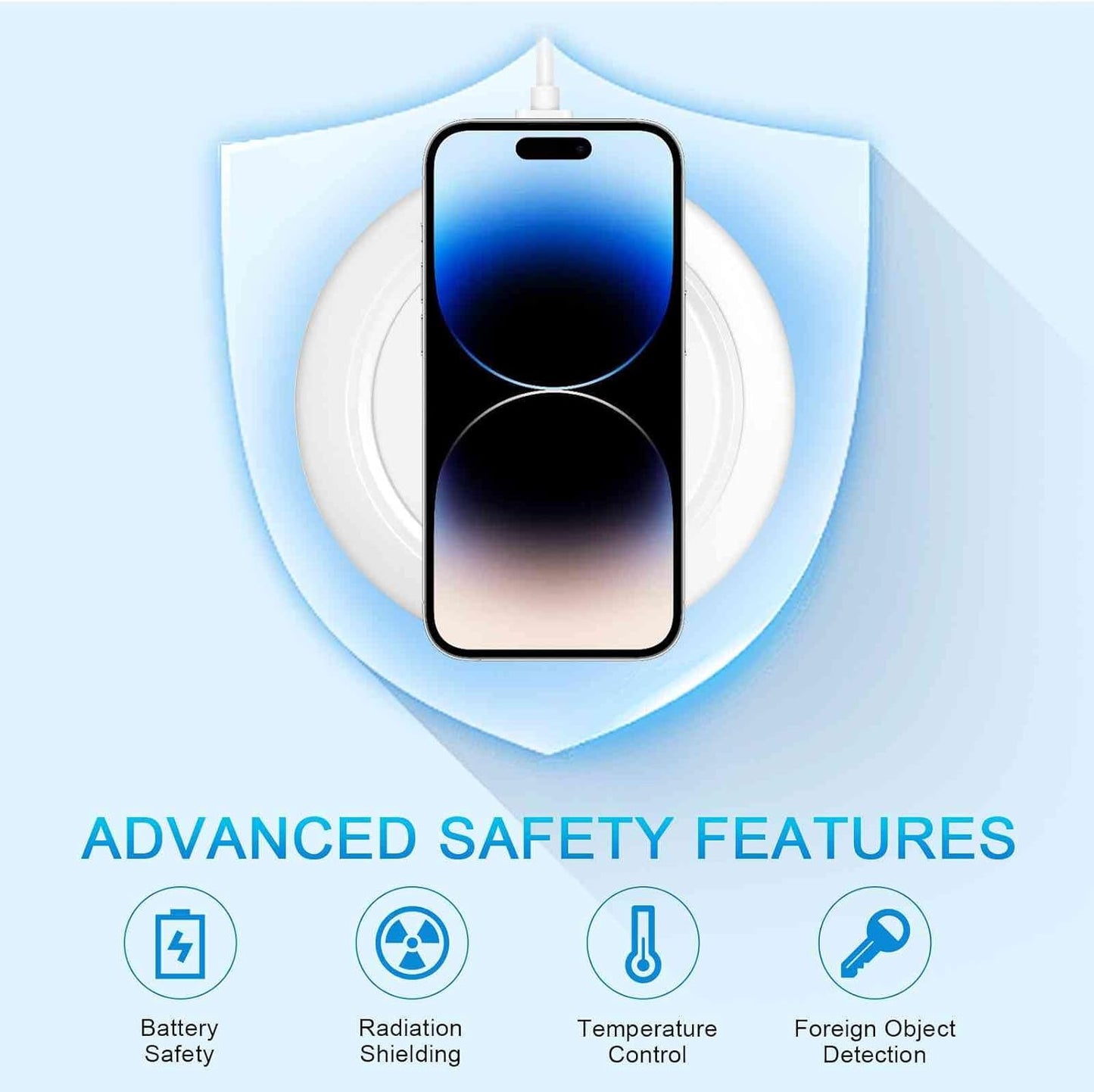Wireless Charger, 15W Max Fast Wireless Charging Pad Compatible with LG V40 Thinq  Shenzhen DAXI Technology Co., Ltd   