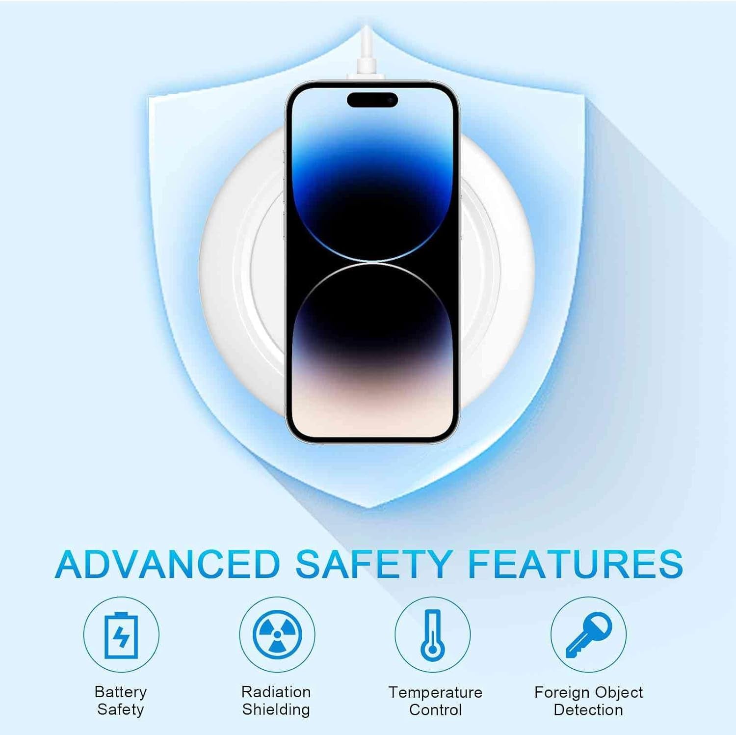 Wireless Charger, 15W Max Fast Wireless Charging Pad Compatible with LG V40 Thinq  Shenzhen DAXI Technology Co., Ltd   