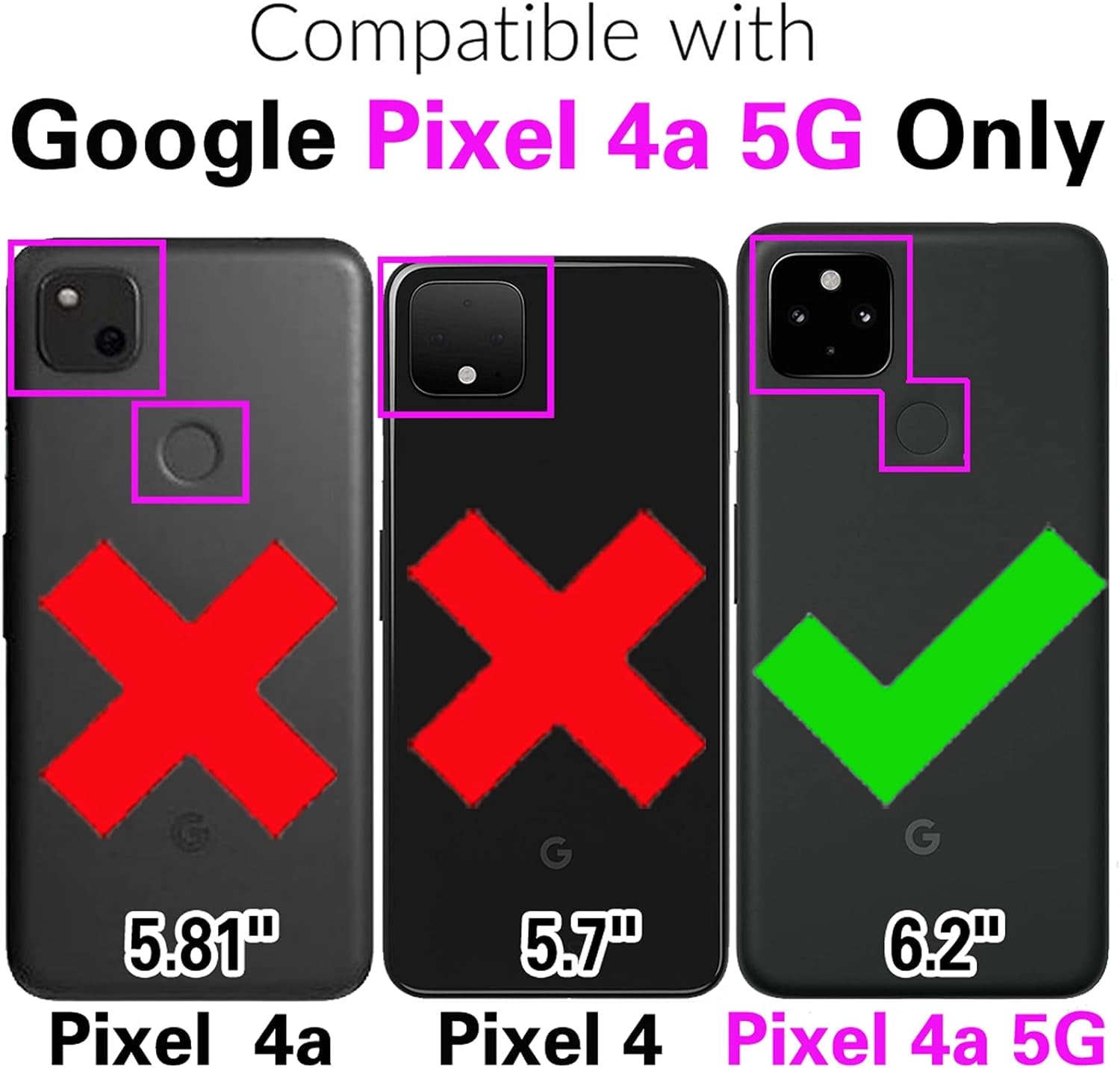 Asuwish Compatible with Google Pixel 4A 5G 6.2 Wallet Case Tempered Glass Screen Protector and Flip Cover Card Holder Stand Cell Phone Cases for Pixel4A5G UW Pixel4A 5G Pixle A4 G5 4A5G Women Men Blue  Asuwish   