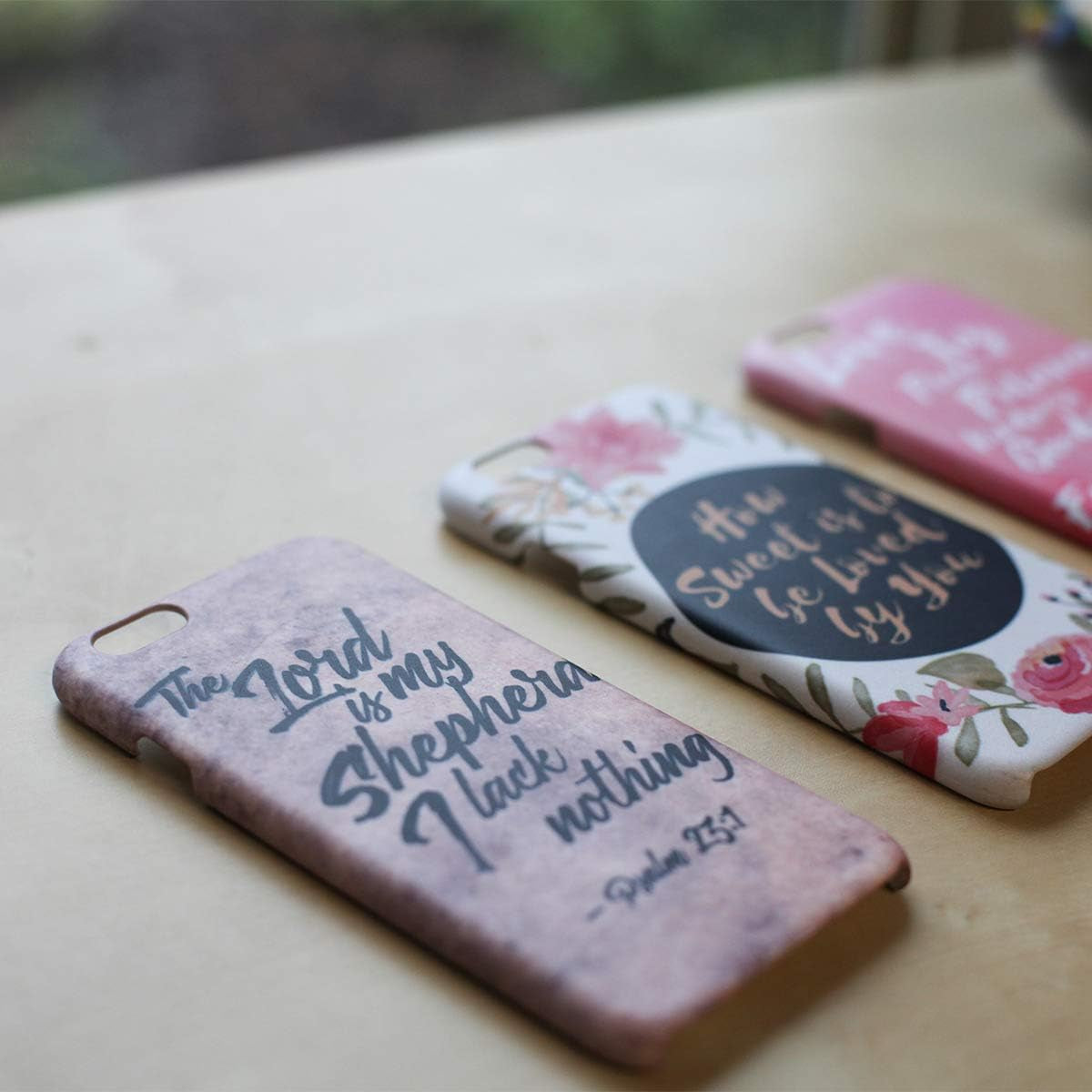 Sleeky Case Compatible LG V30 Case, the Lord My Shepherd Psalm 23:1 Bible Verse Christian 3D Cover  Sleeky Case   