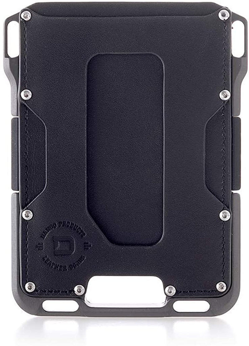 Dango M1 Maverick Wallet - Cnc-Machined Aluminum, RFID Blocking, Made in USA  DANGO PRODUCTS Jet Black/Slate Grey  