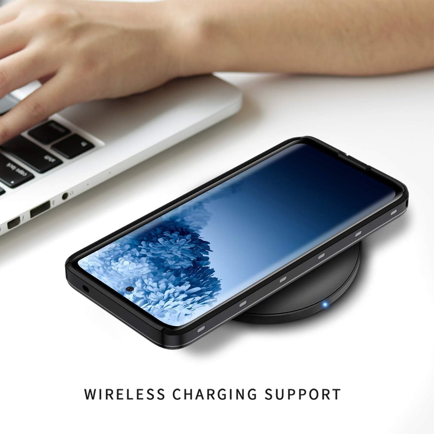 Lanhiem Galaxy S20 Ultra Case, Built-In Screen Protector IP68 Waterproof Dustproof Case, Full Body Heavy Duty Shockproof Protective Cover for Samsung Galaxy S20 Ultra 5G (Black/Gray)  Lanhiem   