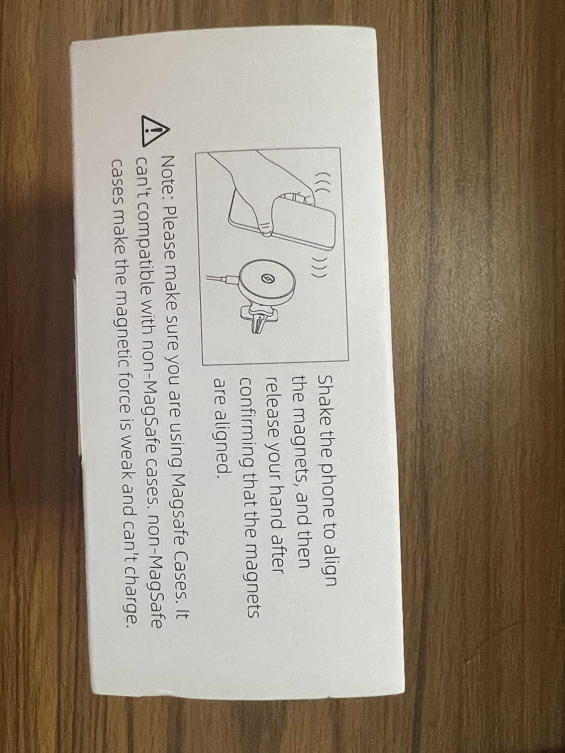 Magnetic Wireless Car Charger Mount, Stick on the Dashboard for Magsafe Iphone 14/14 Pro/14 Max/13/13 Pro/13 Pro Max/ 12/12Pro/Mini, Fast Charging Auto-Alignment Air Vent Phone Holder (Dark Grey)  OHLPRO   