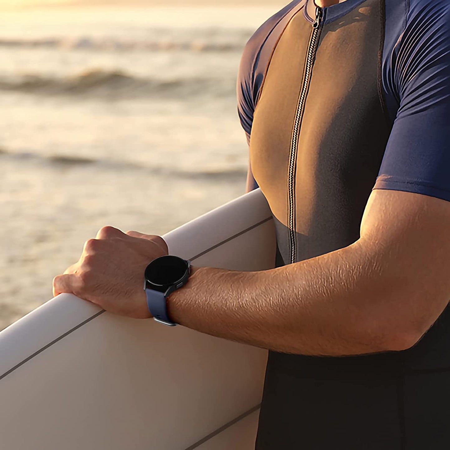 Daqin 10 Pack Band Compatible with Samsung Galaxy Watch 4/Galaxy Watch 5 Band 40Mm 44Mm/Galaxy Watch 5 Pro 45Mm/Samsung Active 2 Bands, 20Mm Soft Silicone Sport Strap Wristbands for Women Men  Xuchangjiansenshangmaoyouxiangongsi   