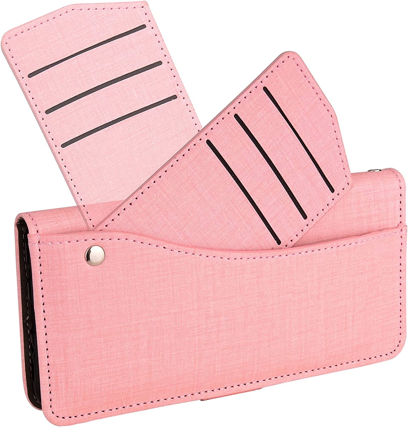 Asuwish Compatible with LG V35 Thinq V30 plus Wallet Case Tempered Glass Screen Protector and Flip Cover Card Holder Cell Phone Cases for LGV30 LGV35 LG30 LG35 V 30 35 V30+ V30S H931 Women Men Pink  NSS   