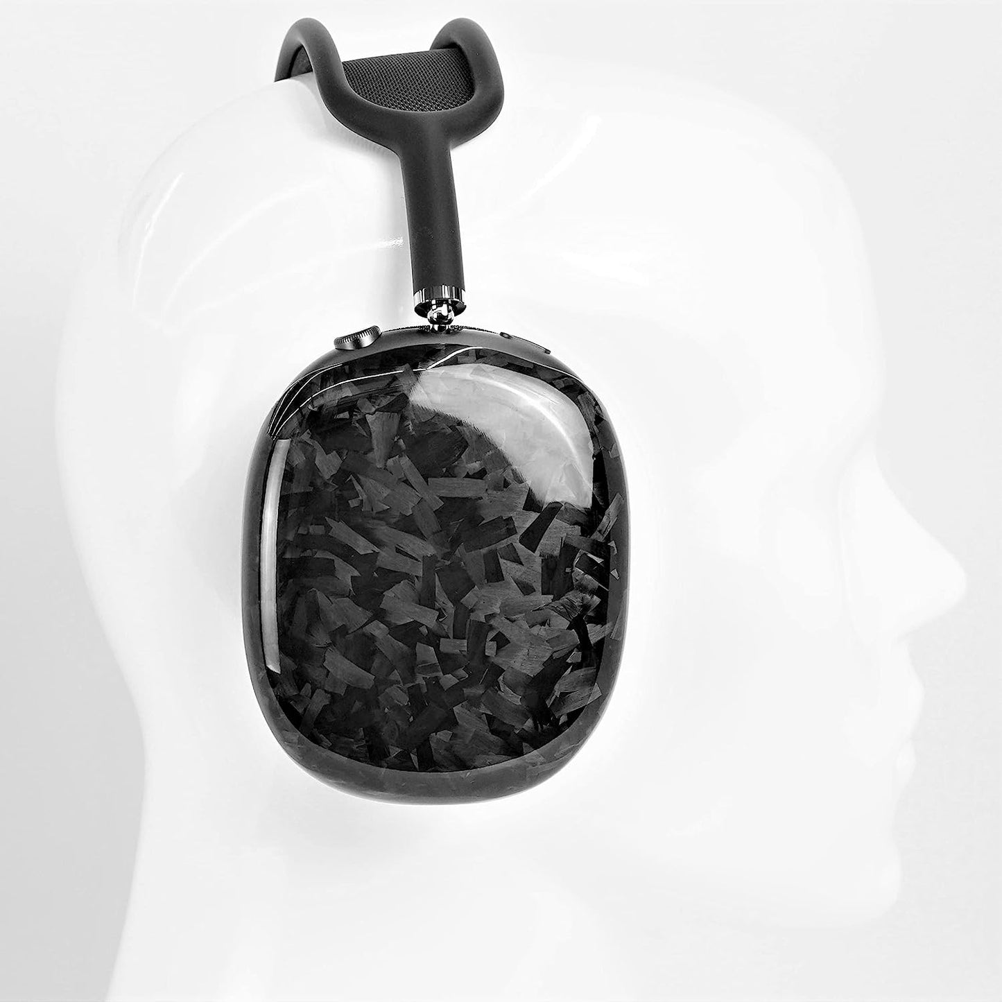 Foam Masters Genuine Forged Carbon Fiber Case for Airpods Max - Extreme Slim (Forged Glossy)  Foam Masters   