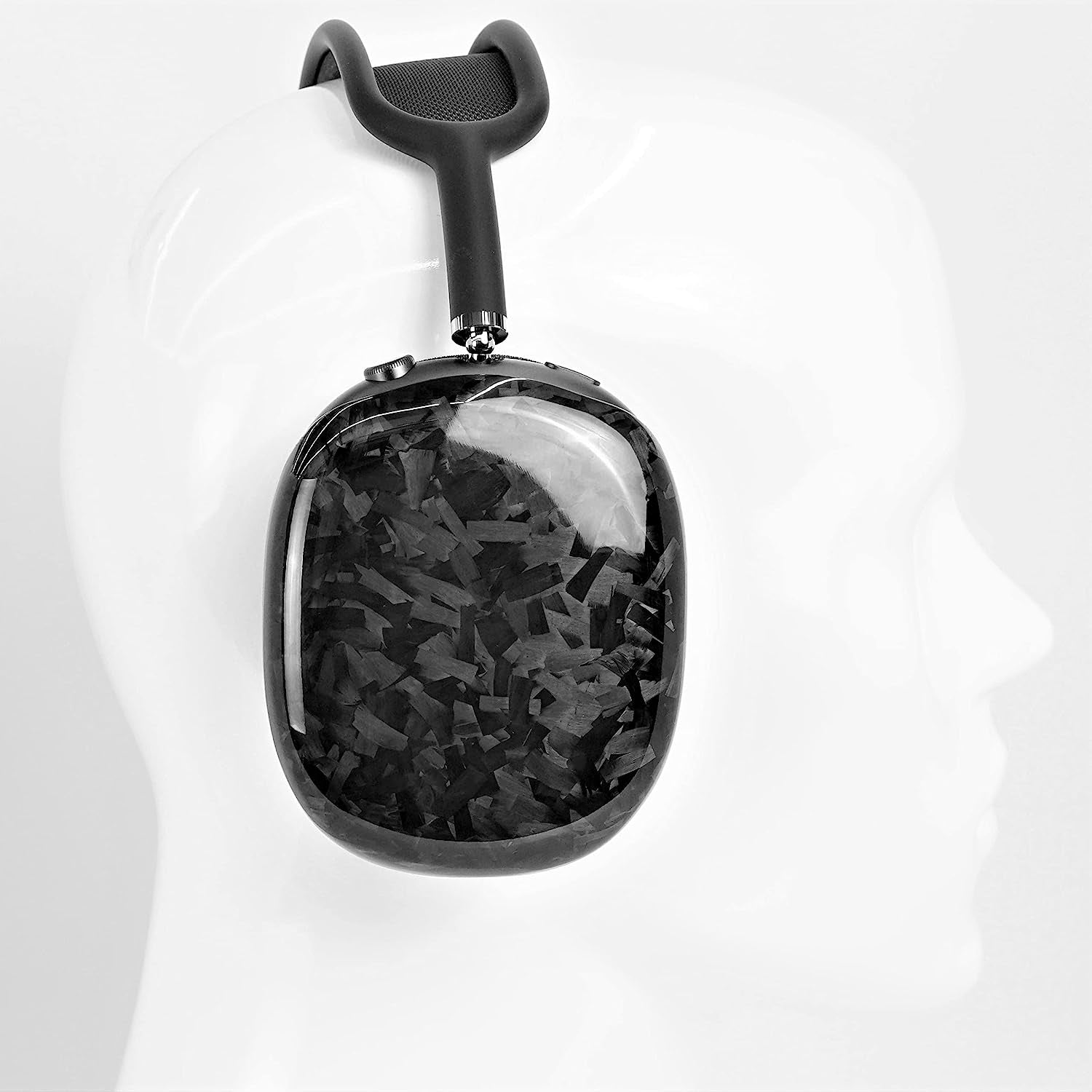 Foam Masters Genuine Forged Carbon Fiber Case for Airpods Max - Extreme Slim (Forged Glossy)  Foam Masters   