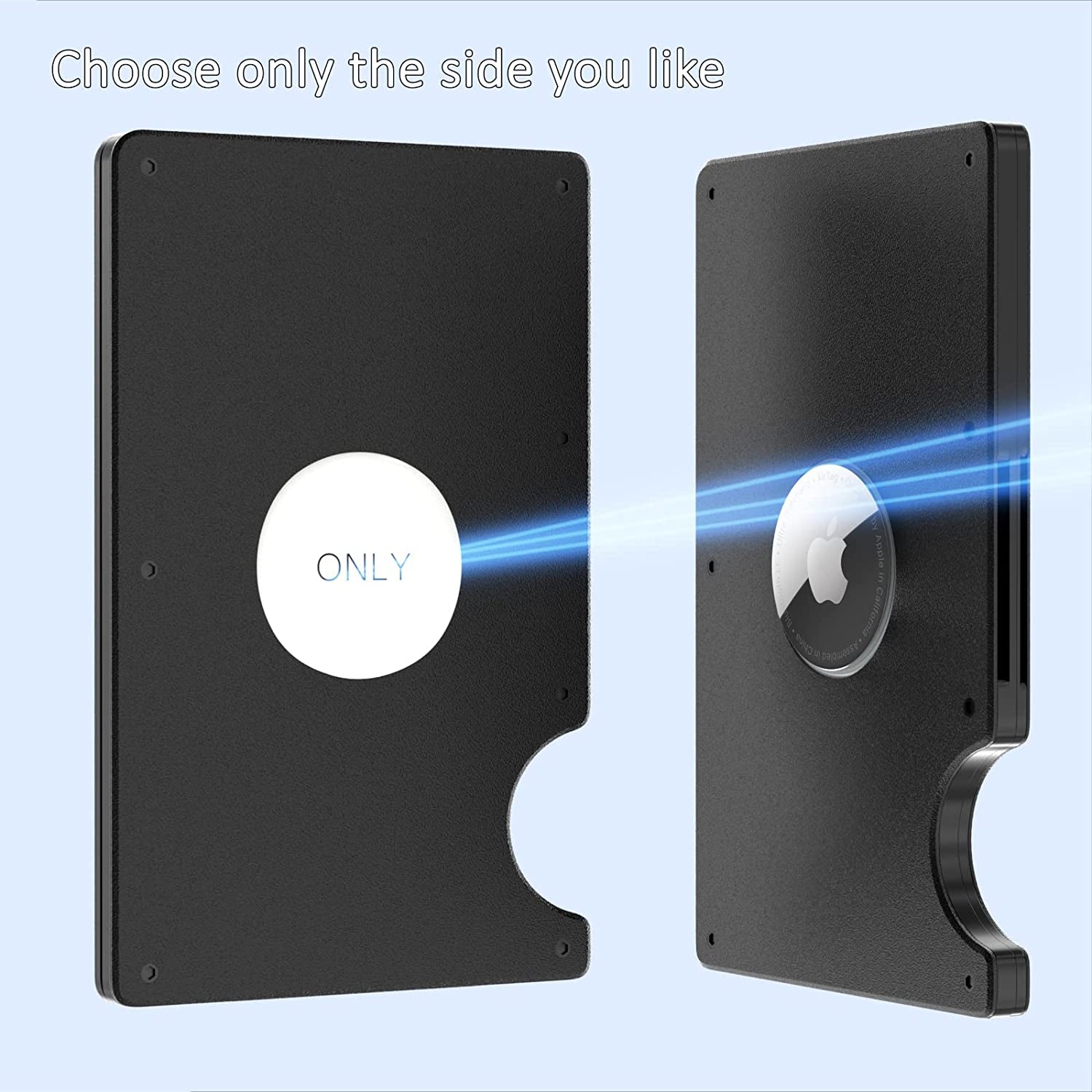 Fafdbinm Airtag Wallet RFID Blocking,Navy Blue  FafdBinm   