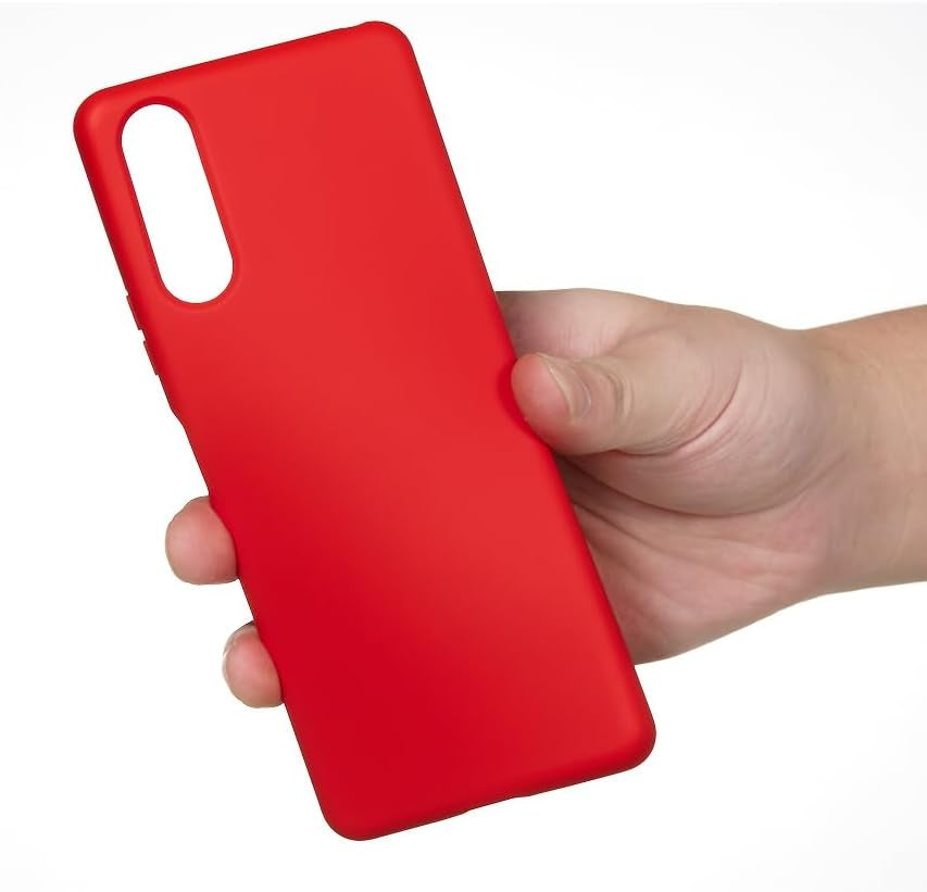 Case for Sony Xperia 10 II, Liquid Silicone Protective Phone Case for Sony Xperia 10 II with Silicone Lanyard, Slim Thin Soft Shockproof Cover for Sony Xperia 10 II Silicone Case Yellow  Generic   