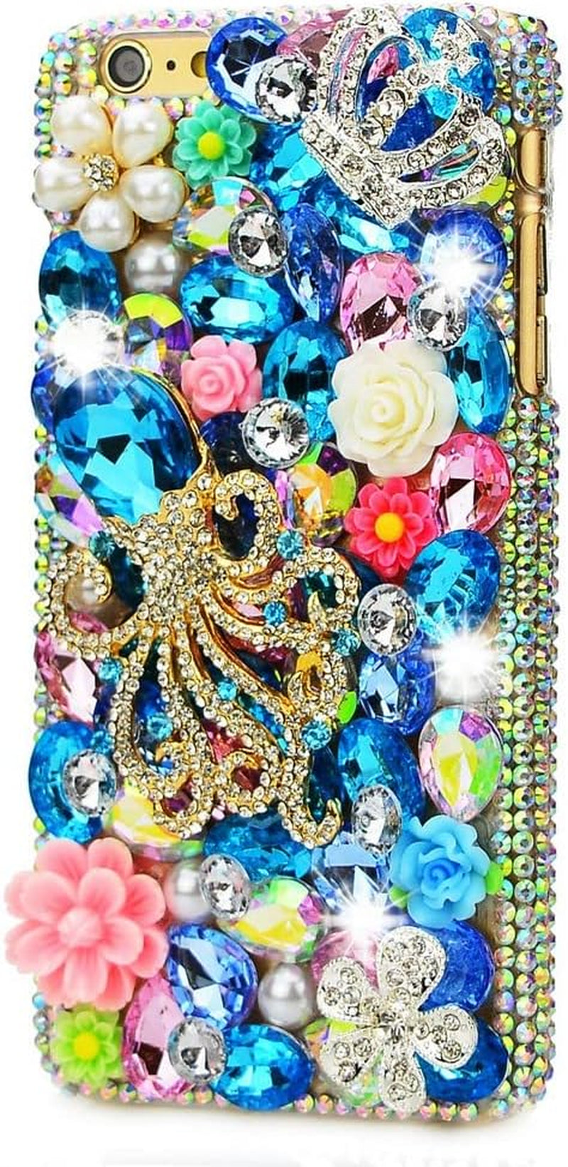 Luziun Glitter Phone Case Compatible with Samsung Galaxy Note 20 Ultra 5G - 3D Luxury Girls Women Shiny Bling Design for Samsung Galaxy Note 20 Ultra 5G  LUZiUN   