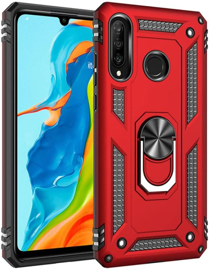 YOGISU for Huawei P30 Lite Shockproof Case for Huawei P40 Lite E Pro P30 Pro P20 Lite P Smart Z 5G Ring Holder Armor Phone Cover,Black,For P40 Pro  YOGISU   