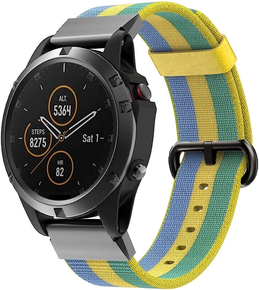 KAVJU Nylon Quick Release Bands for Garmin Fenix 6 Pro 5 plus Strap 22Mm Easyfit Watchband Forerunner 945 935 Wrist Correa Replacement  KAVJU   