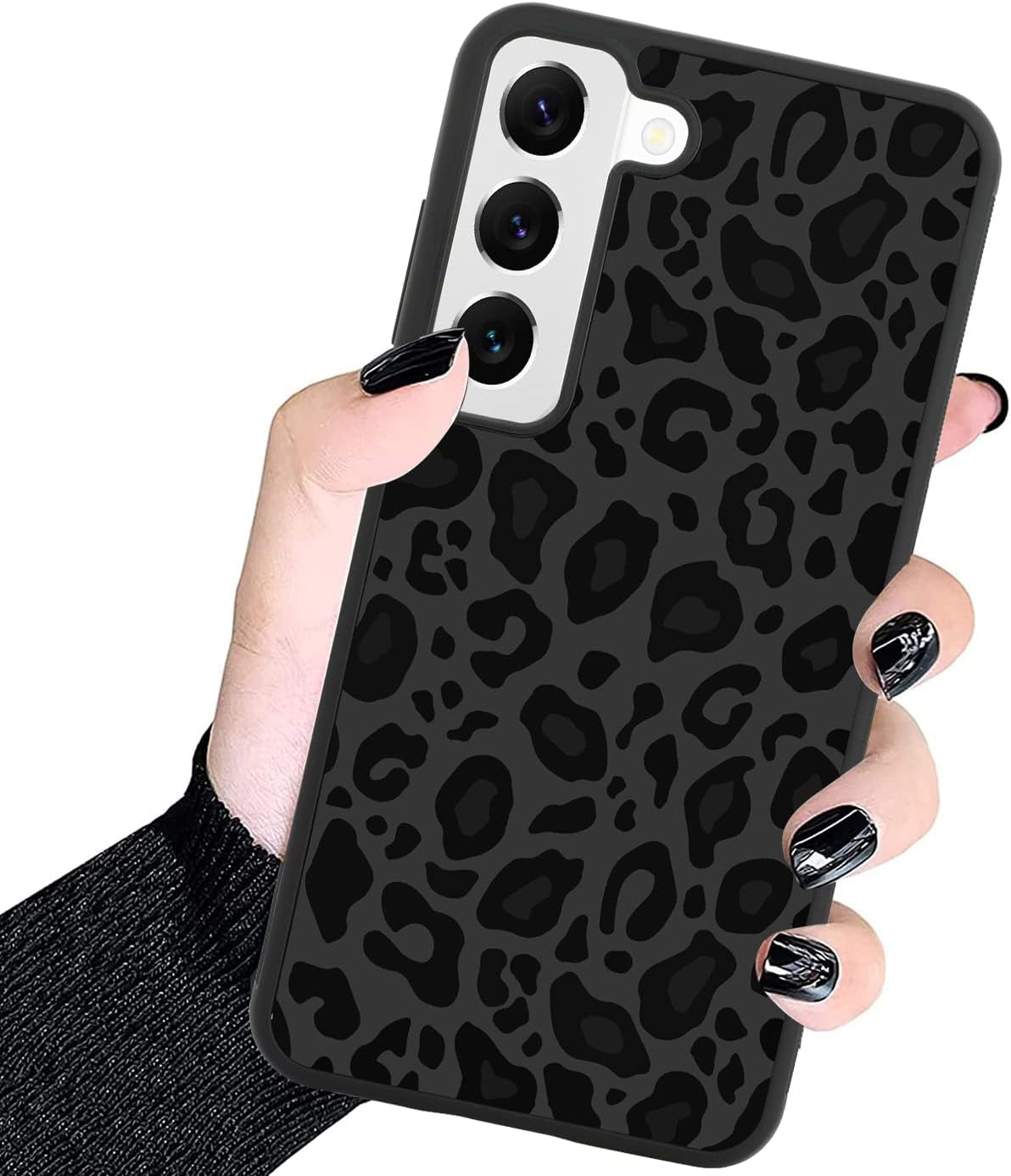 KANGHAR Case Compatible with Galaxy S22,Black Leopard Design,Tire Texture Non-Slip +Shockproof Rugged TPU Protective Case for Samsung Galaxy S22 6.1 Inch (2021) Leopard Pattern  KANGHAR Leopard-Samsung Galaxy S23  