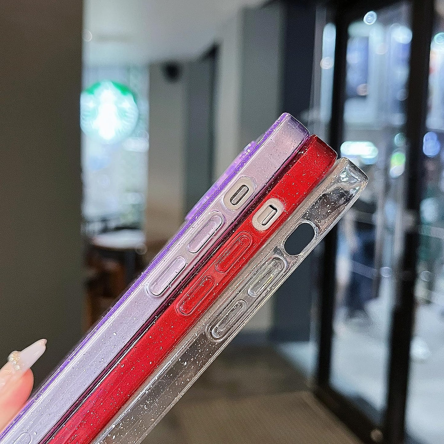 ZTOFERA Clear Glitter Case for Iphone 13,Cute Sparkly Shiny Bling Case for Women Girls,Sparkle Transparent Soft Slim TPU Shockproof Protective Bumper Cover for Iphone 13 6.1 Inch-Glitter Clear  ZTOFERA   