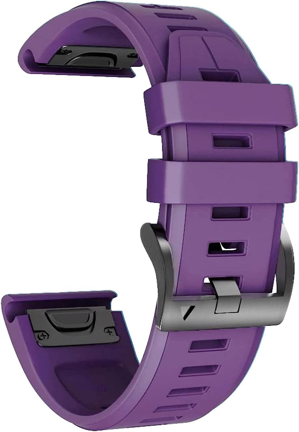 PURYN 26 22Mm Silicone Smart Watch Band for Garmin Fenix 7 7X 6 6X 6Xpro 5X plus 935 3HR Quick Release Easy Fit Straps Bracelet Correa  PURYN Purple 26mm Fenix 6X 6XPro 