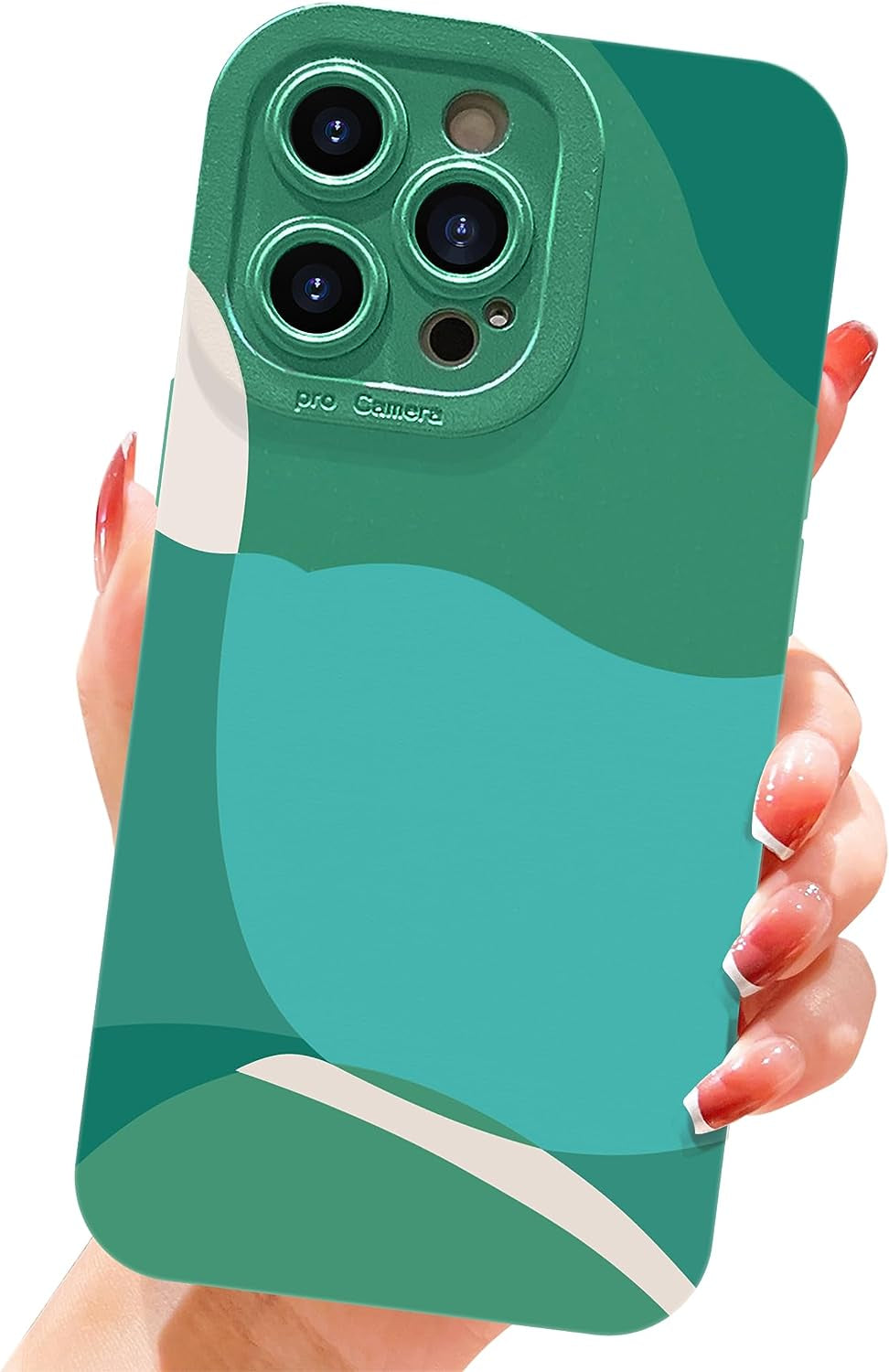 YKCZL Compatible with Iphone 14 Pro Case(No Fit Iphone 14 Pro Max 6.7 Inch), Cute Painted Art Heart Pattern Full Camera Lens Protective Slim Soft Shockproof Phone Case for Women Girls-Dark Blue  YKCZL   