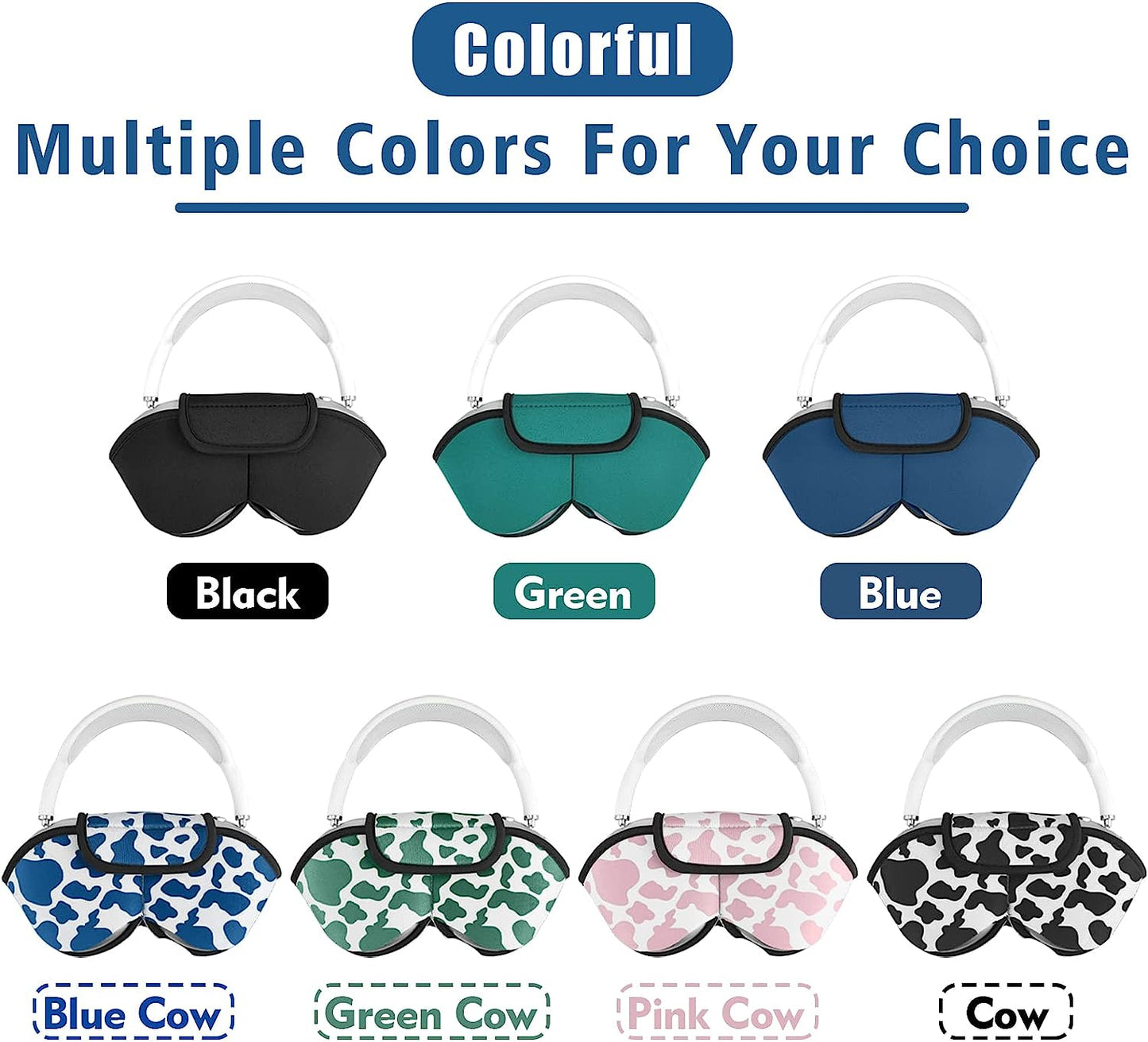 Aiaabq for Airpods Max Case Cover for Dust and Scratch Headphones Protective Case,Soft Shell with Built-In Pockets to Store Accessories. Compatible with Apple Airpods Max Case  Aiaabq   