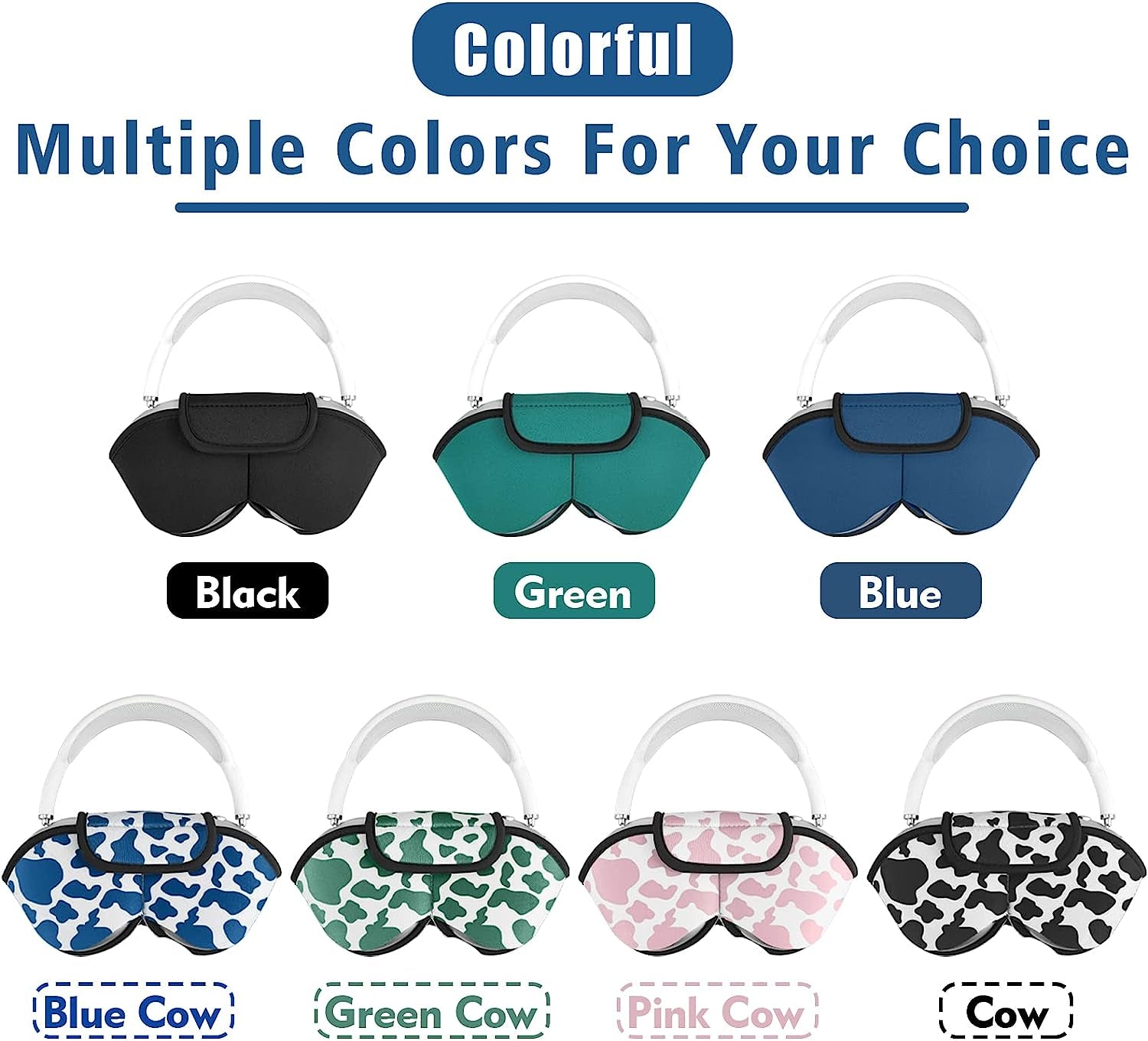 Aiaabq for Airpods Max Case Cover for Dust and Scratch Headphones Protective Case,Soft Shell with Built-In Pockets to Store Accessories. Compatible with Apple Airpods Max Case  Aiaabq   