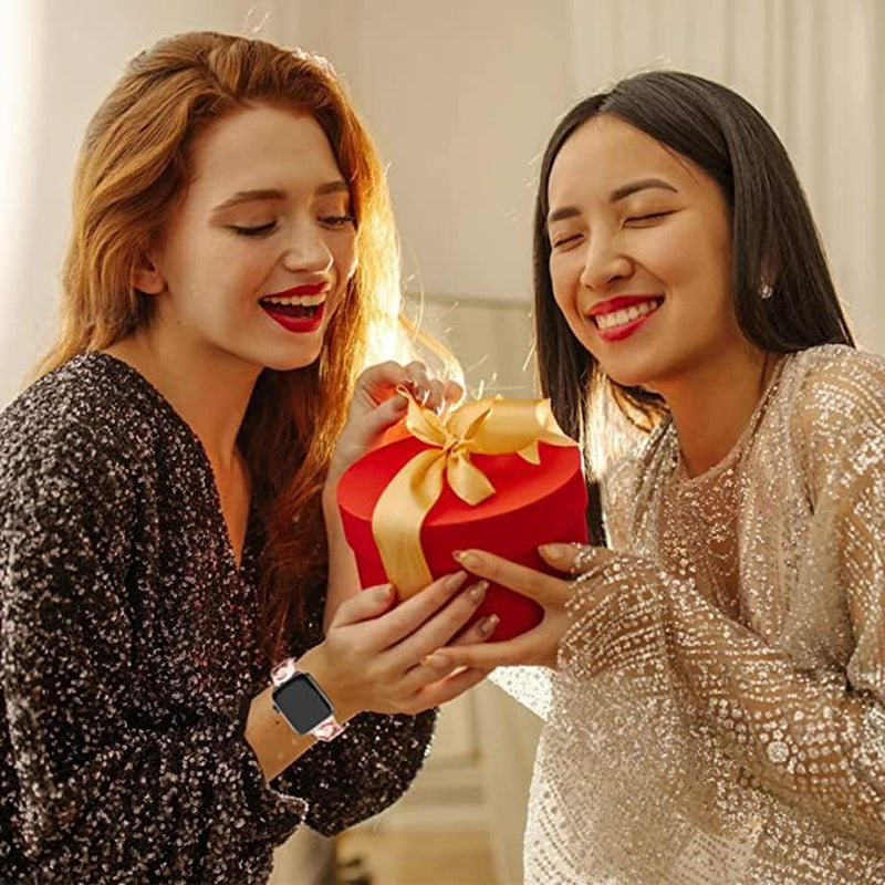 Christmas Watch Bands Compatible with Apple Watch 38Mm/40Mm/41Mm, Soft Silicone Cute Santa Claus Printed Sport Fadeless Strap Bands for Iwatch Series 7/6/5/4/3/2/1 Women Men Kids  sutify   