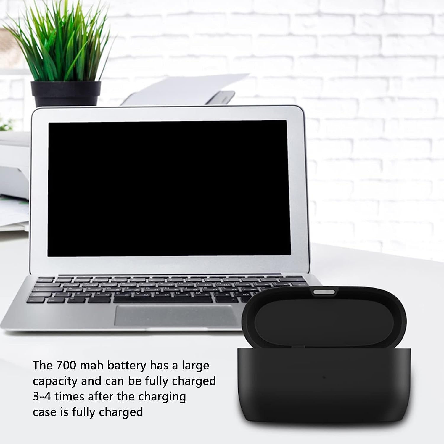 Wireless Earphone Charging Box Charging Case Box Wireless Toothless Earphone Replacement Accessory for Jabra Elite 75T for Elite Active 75T  Bagima   