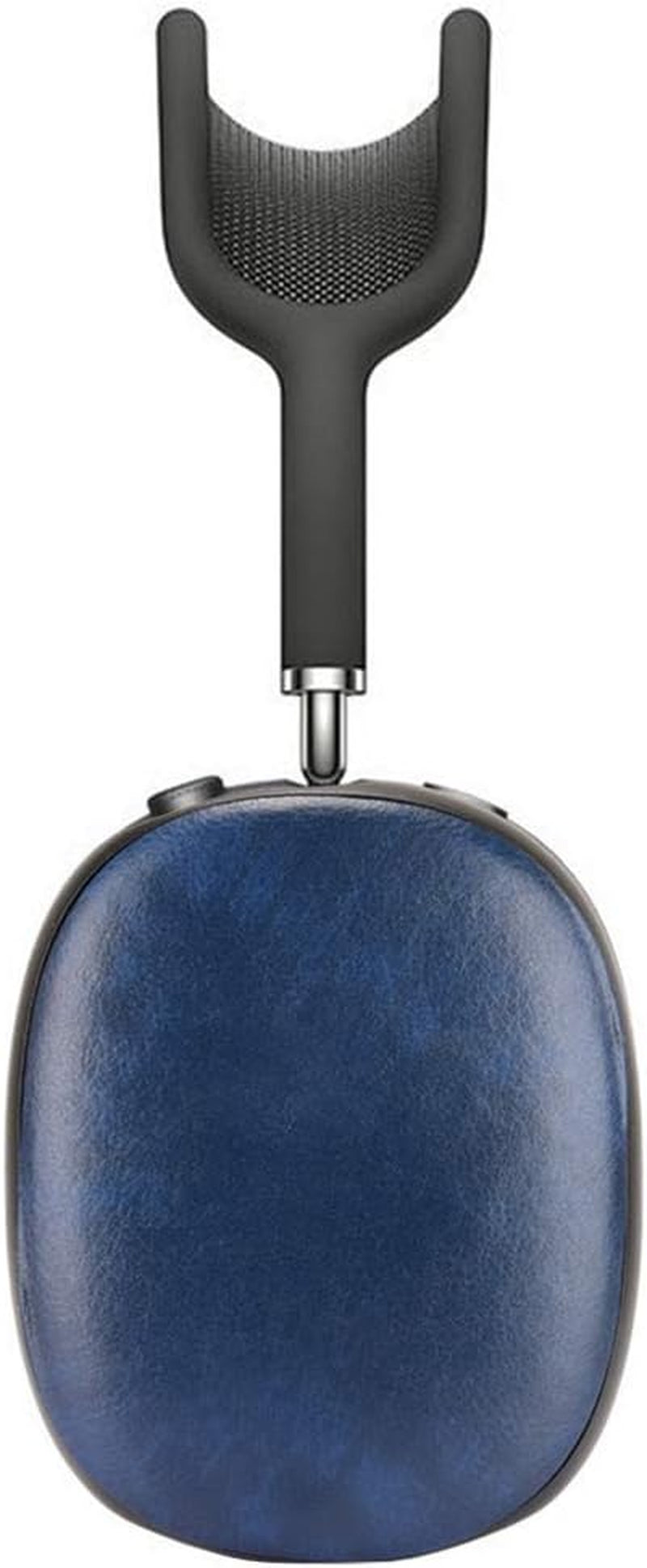 DAYJOY Leather Case Compatible with Airpods Max, Glossy Effect Soft Leather Protective Case Cover for Airpods Max (Black)  DAYJOY BLUE  