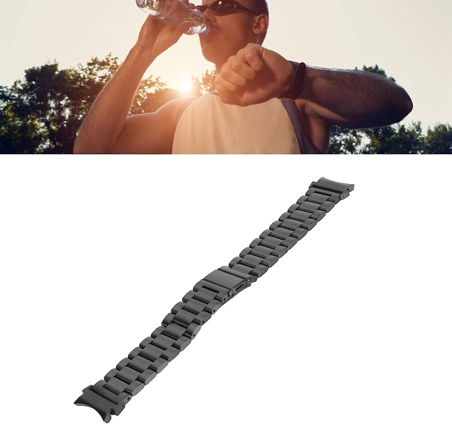 Zjchao Stainless Steel Watch Band Compatible with Galaxy 4 Quick Release Band, Stainless Steel Universal Length, Suitable for Men and Women Galaxy 4 Watch Band  ZJchao   