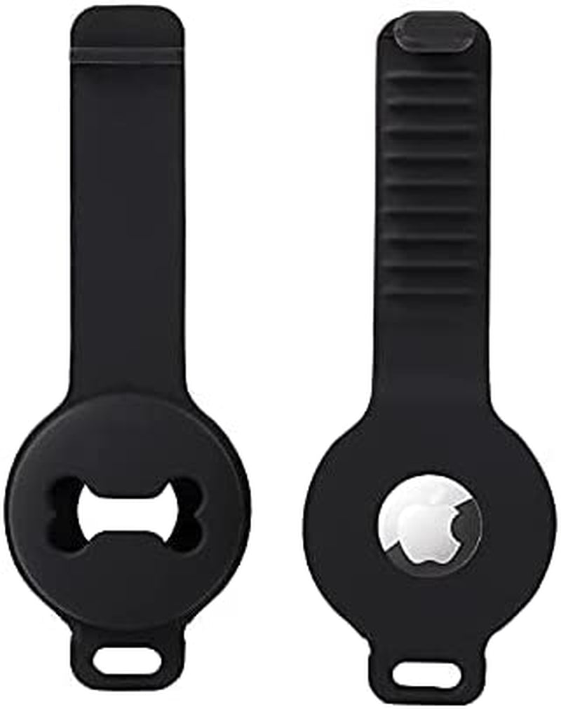 Navy Otter Silicone Apple® Airtag Case for Pets, Collar and Harness Compatible, Backpack and Bag Compatible (Flamingo Pink)  Navy Otter   