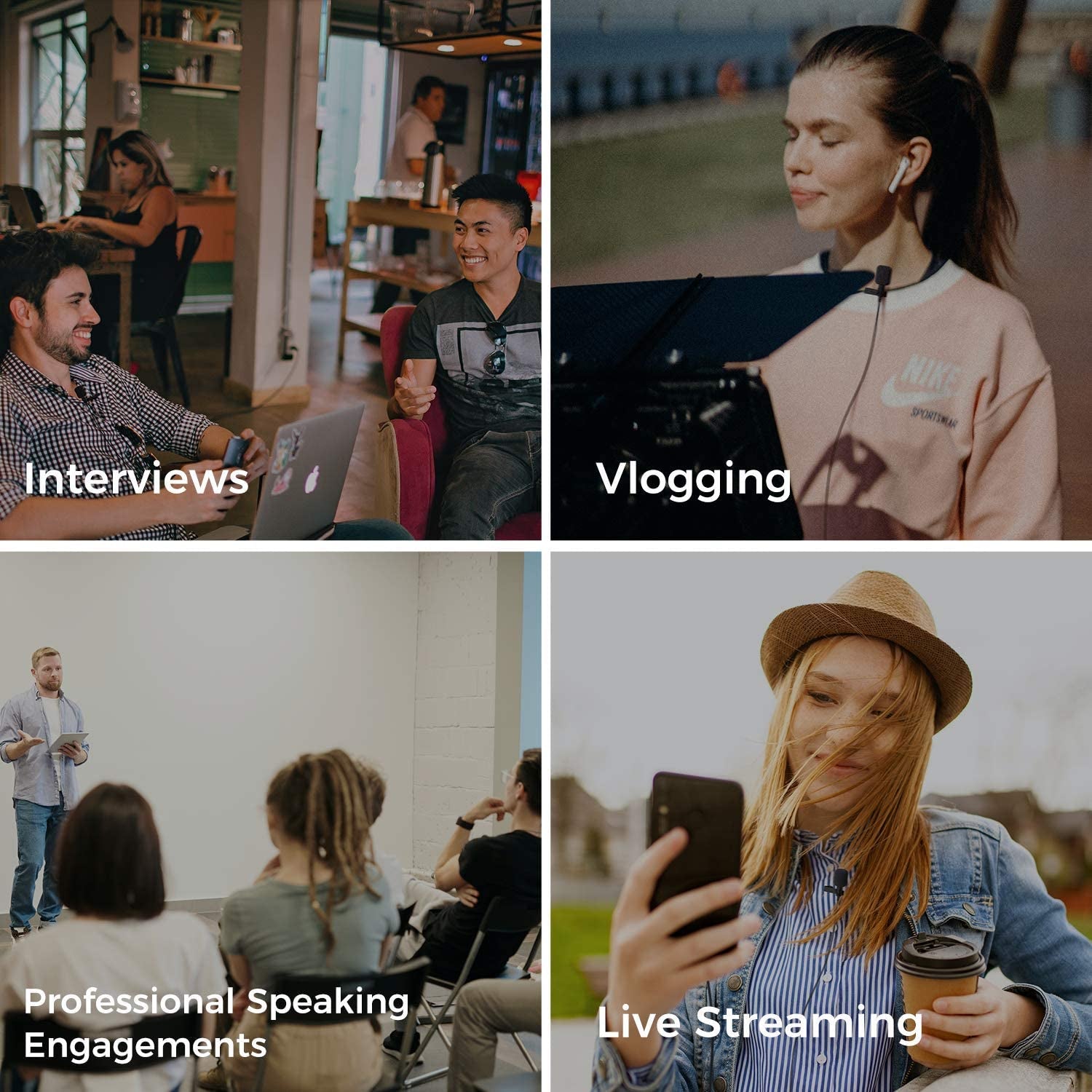 MIRFAK MC1 Lavalier Microphone 360°Ofhighly Sensitive Recording Omni-Directional Condenser Microphone Compatible with Dslrs, Camcorders, Mobile Phones, Pcs and Audio Recorders  MIRFAK   