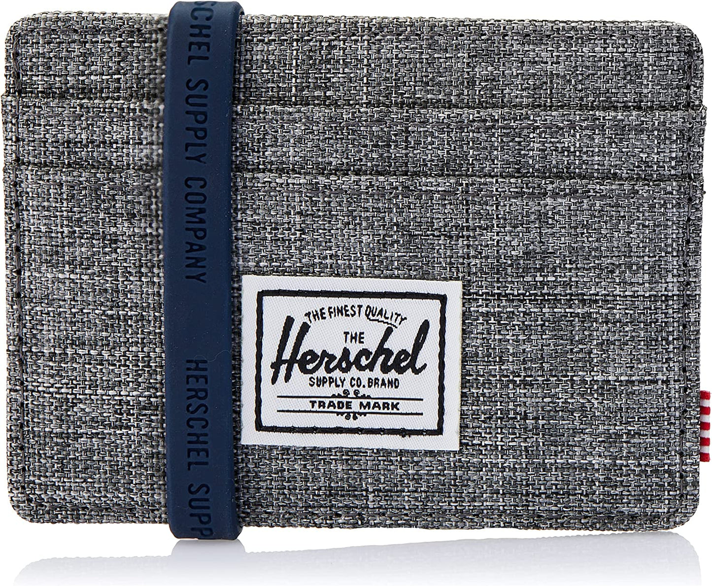 Herschel Mens Charlie Rfid Card Case Wallet, Raven Crosshatch, One Size US  Herschel Supply Men's Accessories   