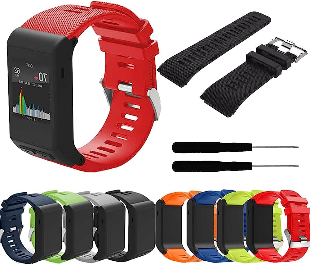 IRFKR Soft Silicone Replacement Strap for Garmin Vivoactive HR Smart Wristband for Garmin Vivoactive HR Watch Replacement Bangle Band  IRFKR   