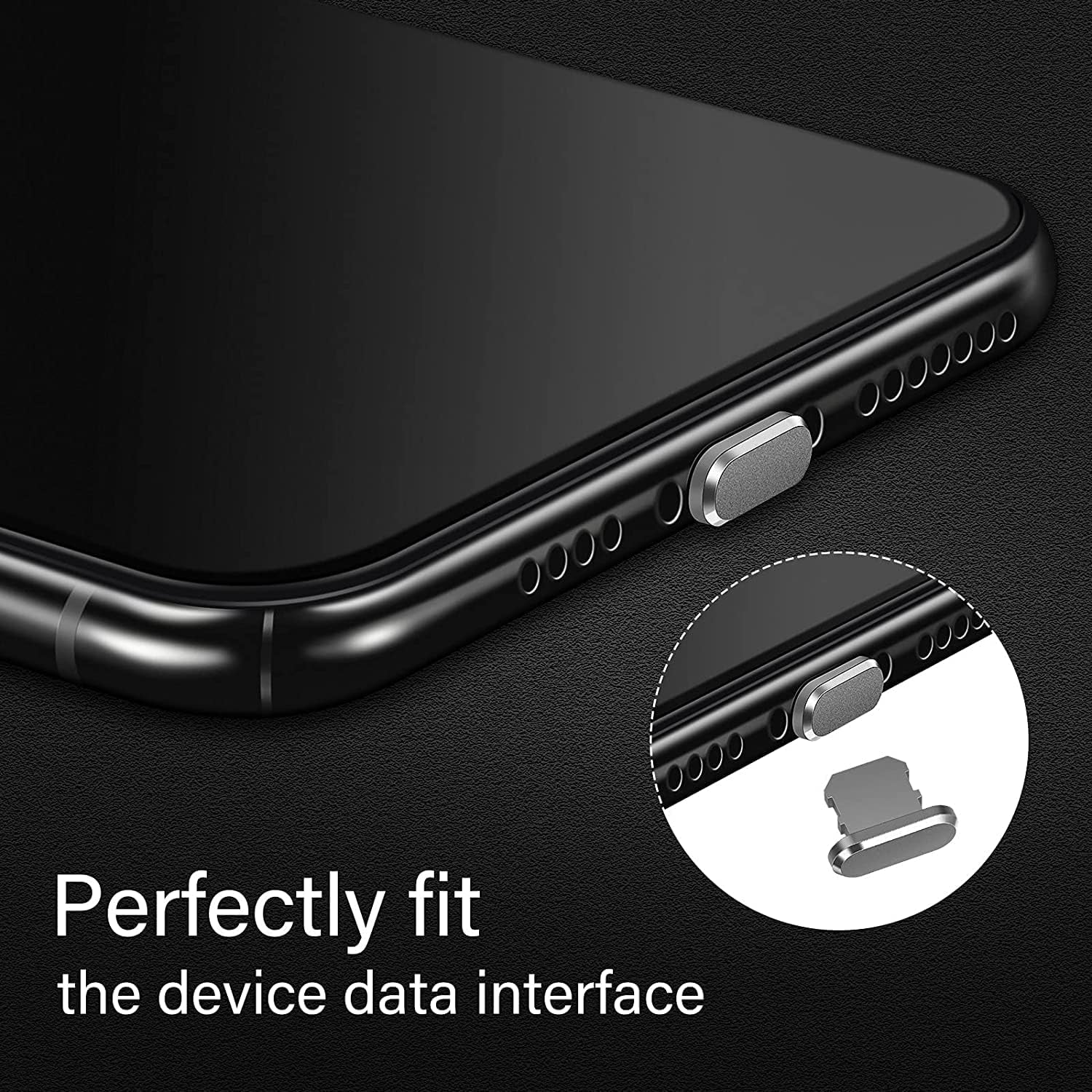 Anti Dust Plugs, Charging Dust Cover Iphone Dust Plug Charging Port Covers Compatible with for Iphone 12, Pro, Max, X, XS, XR, 11, 8, 7, 6 plus for Ipad Mini Air  EGEN   