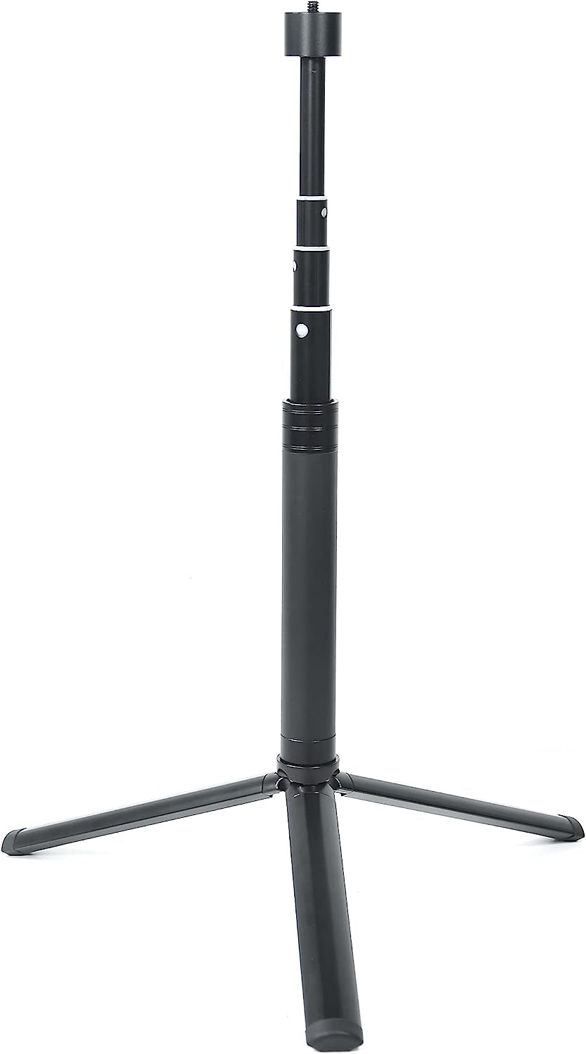 Fotoleey Tripod and Extension Rod for Insta360 One Flow- Aluminum Stand Tripod & Selfie Stick Kit Compatible with Insta360 Flow Gimal, Insta360 X3, X2, One RS  FT   