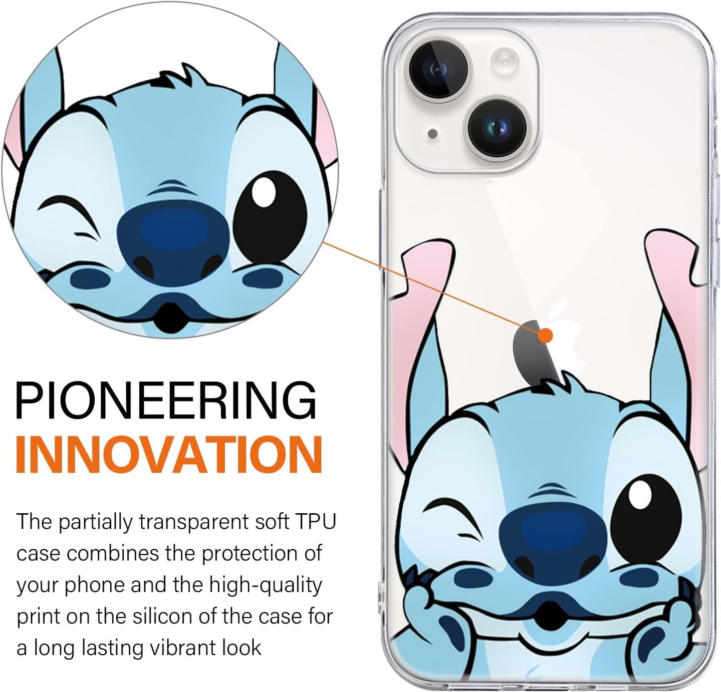 [2 Pack] Cute Case for Apple Iphone 13 Mini Case, Cartoon Kawaii Character Aesthetic Cool Phone Cases Girly for Girls Boys Kids Women Men Clear Soft TPU Protective Cover Funda for Iphone 13 Mini 5.4"  QSN US   