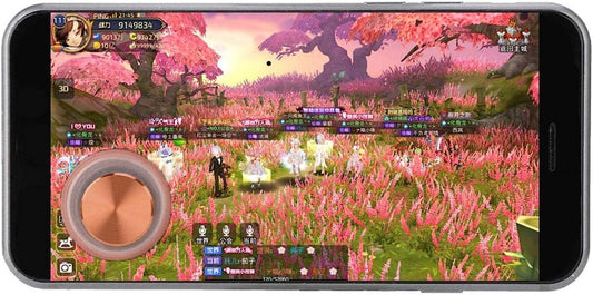 DAUERHAFT Easy Installation Mobile Gaming Controller Sensitive Rebound Transparent Game Auxiliary Key,For C1 Games Smartphone Accessory(Pink)  DAUERHAFT   